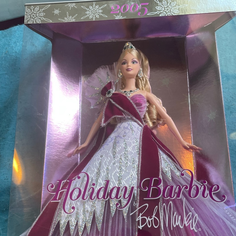 2005 holiday barbie by Bob Mackie